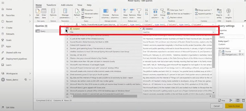 Power BI Tutorial: Sentiment Analysis
